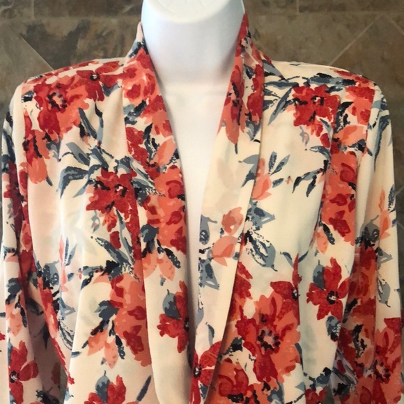 Floral open blazer - Picture 2 of 2